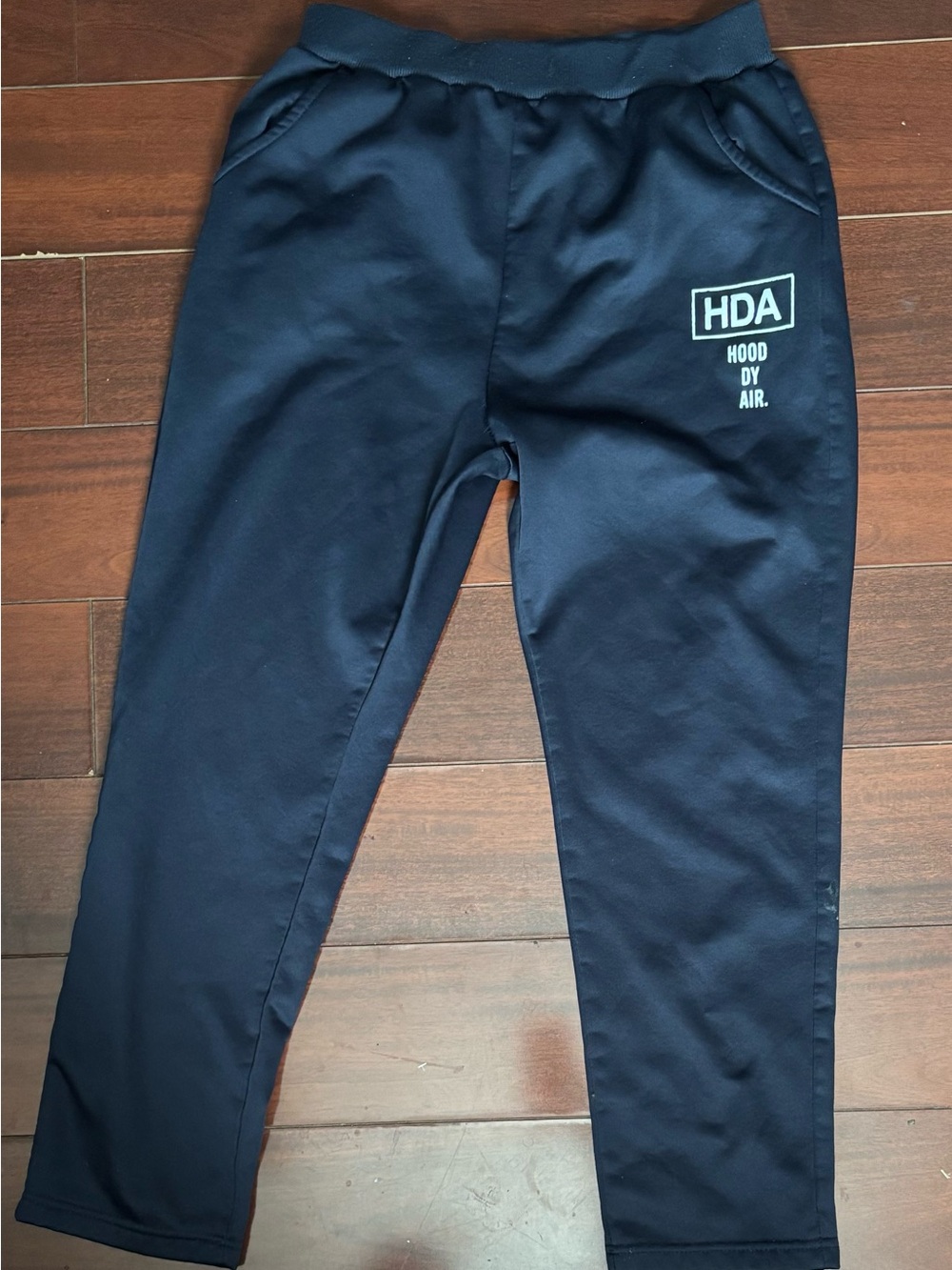 Hood by Air Navy Men’s Sweatpants with HDA Logo